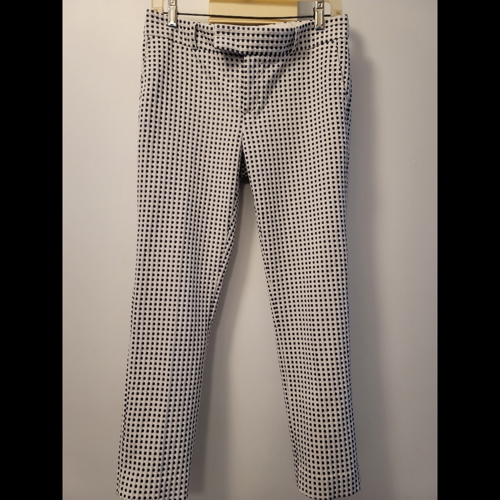 Banana Republic Capri Lined Polka Dot Pants